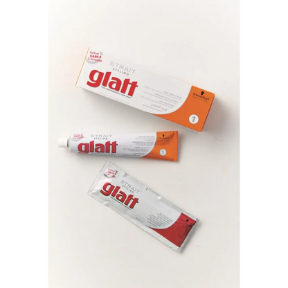 Schwarzkopf Strait Styling Glatt Kit No. 1 – Tratament Profesional pentru Îndreptarea Părului Cret și Vopsit - Păr
