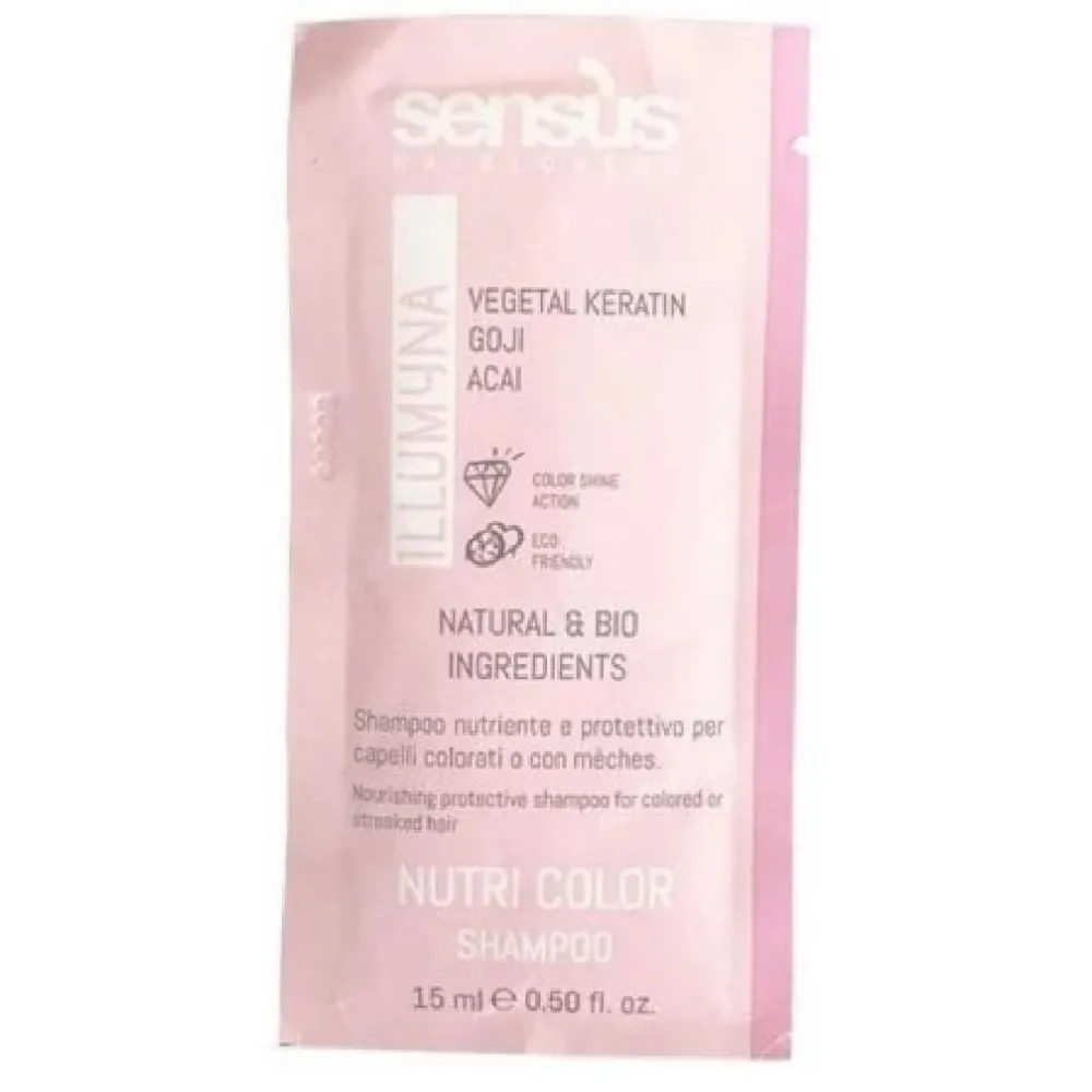 Sensus Illumyna Nutri Color Șampon Pentru Păr Vopsit 15ml