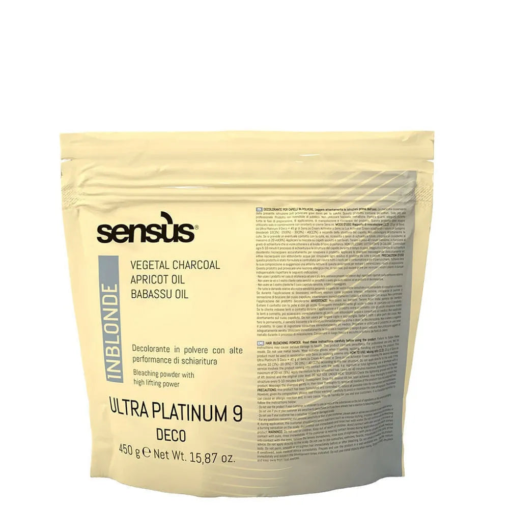 Sensus InBlonde Ultra Platinum 9 Deco Pudră Decolorantă Gri