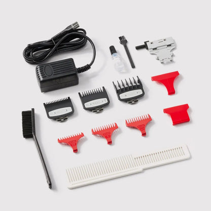 Set Barber Combo Wahl Mașină De Tuns Profesională Magic Clip Cordless + Mașină De Contur Detailer Li Negru - Aparatură