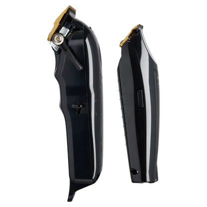 Set Barber Combo Wahl Mașină De Tuns Profesională Magic Clip Cordless + Mașină De Contur Detailer Li Negru - Aparatură