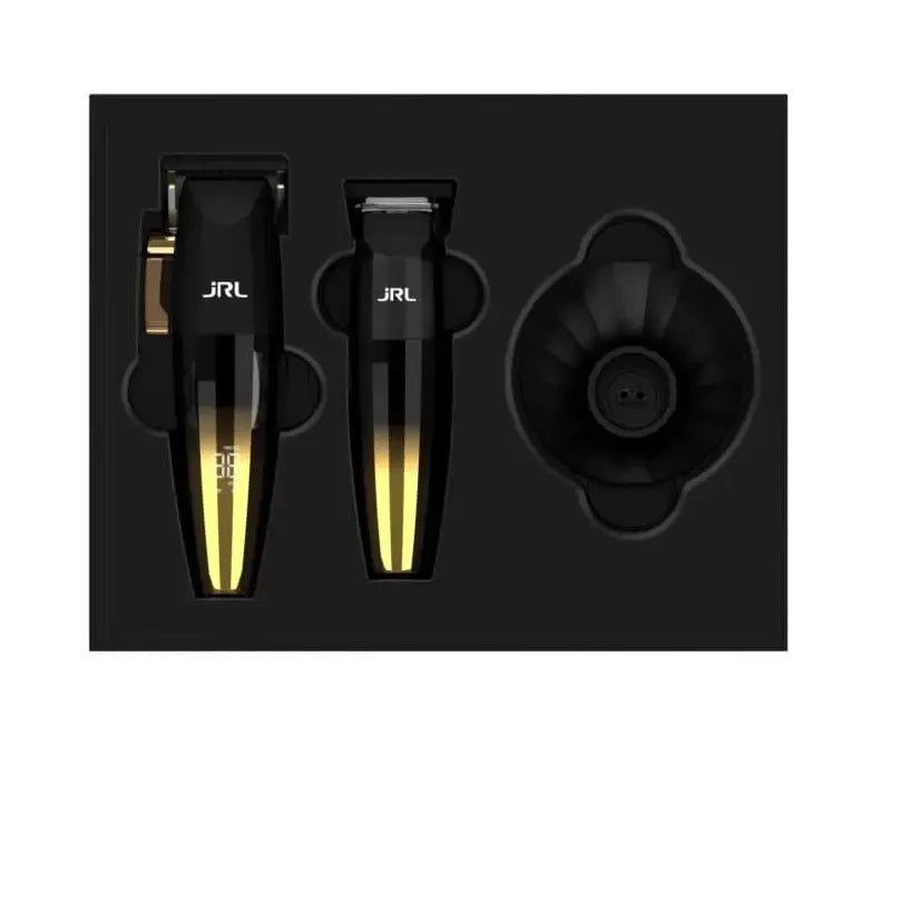 Set Combo Mașină De Tuns JRL 2020C Gold + Mașină De Contur 2020T Gold