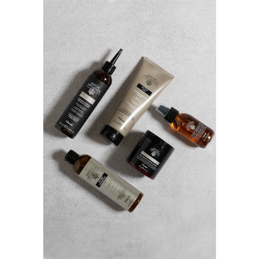 Set pentru Îngrijirea Părului Uscat sau Deteriorat Nook Magic ArganOil Secret Șampon 250ml + Tratament 250ml - 500
