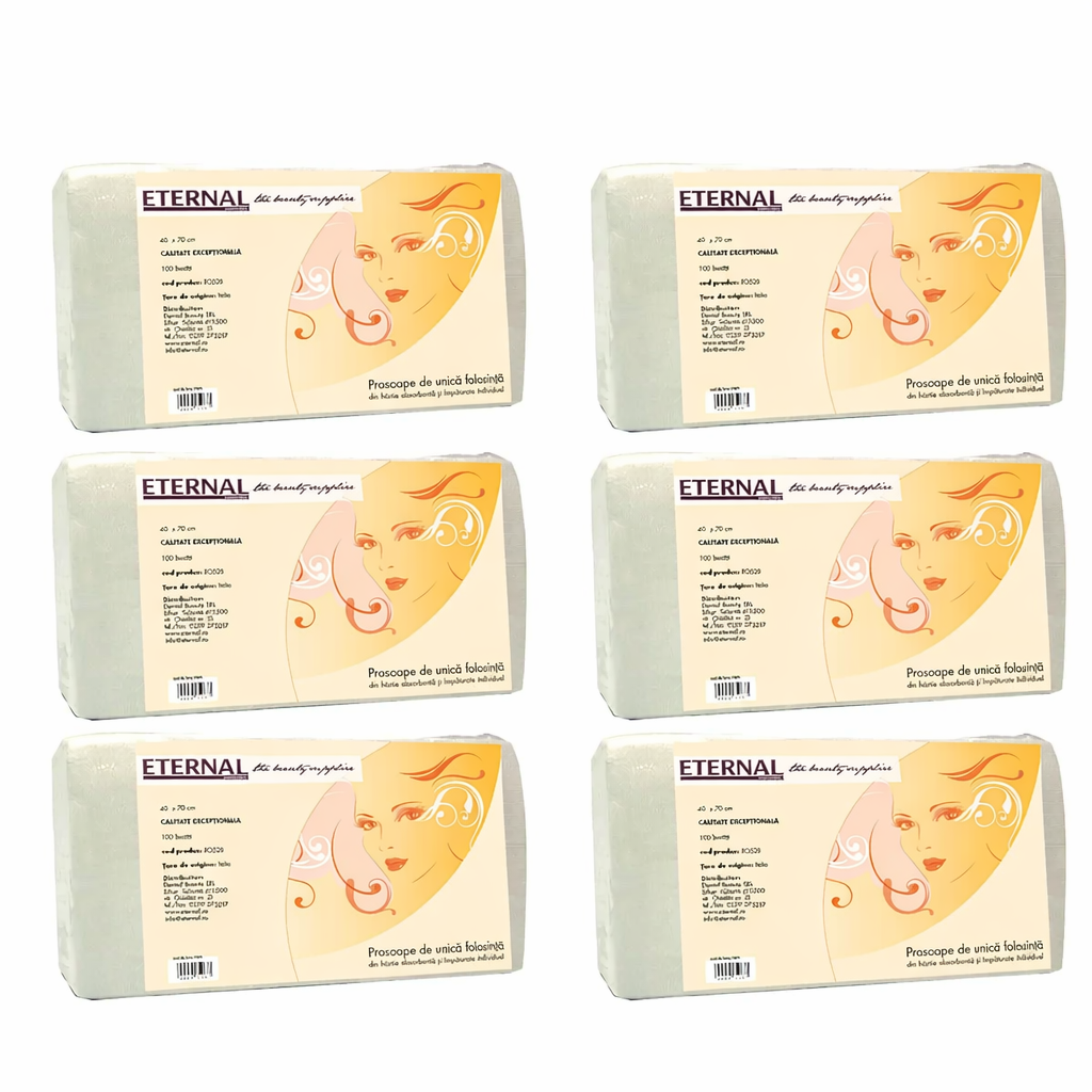 Pachet 6 seturi prosop unica folosinta 40x70