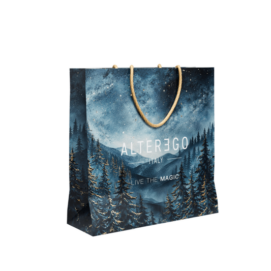 AlterEgo Pungă de cadou /Shopper de Crăciun 2026 – carton
