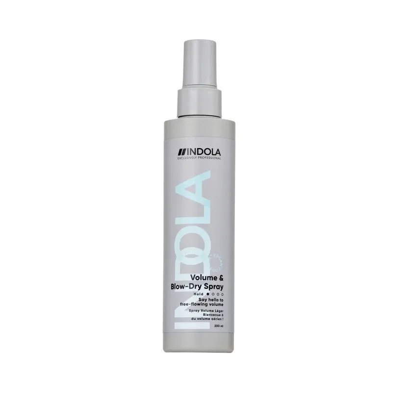 Spray Pentru Volum Și Uscare Rapidă Indola Volume & Blow-Dry Spray 200ml - Păr