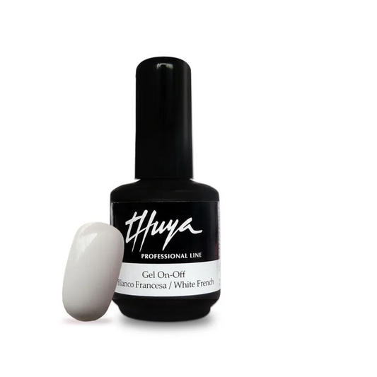 Thuya Gel On-Off Alb Pentru Manichiură Franțuzească 14ml - Manichiură / pedichiură