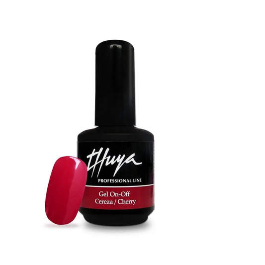 Thuya Gel On-Off Vișiniu 14ml - Manichiură / pedichiură