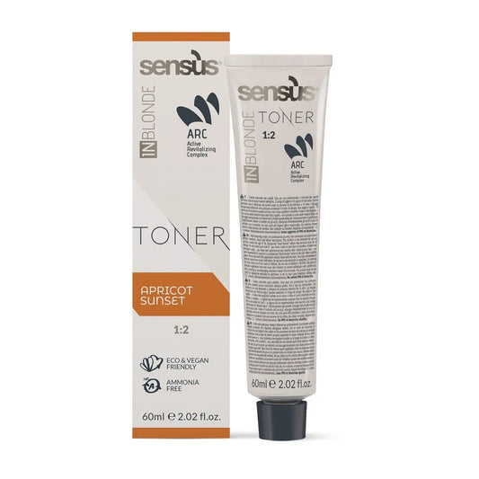 Vopsea De Păr Demi-Permanentă Fără Amoniac Sensus InBlonde Toner 60ml - 60 ml / APRICOT SUNSET-PIERSICA - Păr