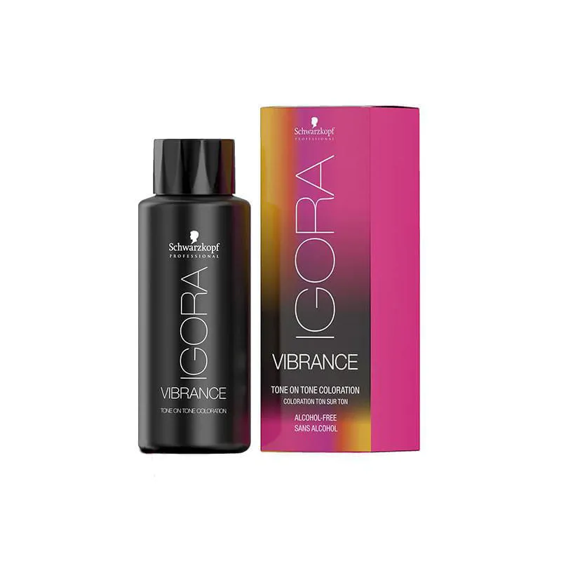 Vopsea De Păr Lichidǎ Demi-Permanentă Ton pe Ton Schwarzkopf Professional Igora Vibrance 60ml - 0.00 Natural Intens