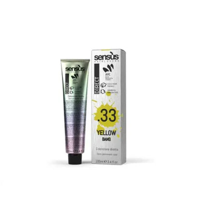 Vopsea De Păr Semipermanentă Fără Amoniac Sensus Direct Bang 100ml - 100 ml / Yellow.33 - Păr