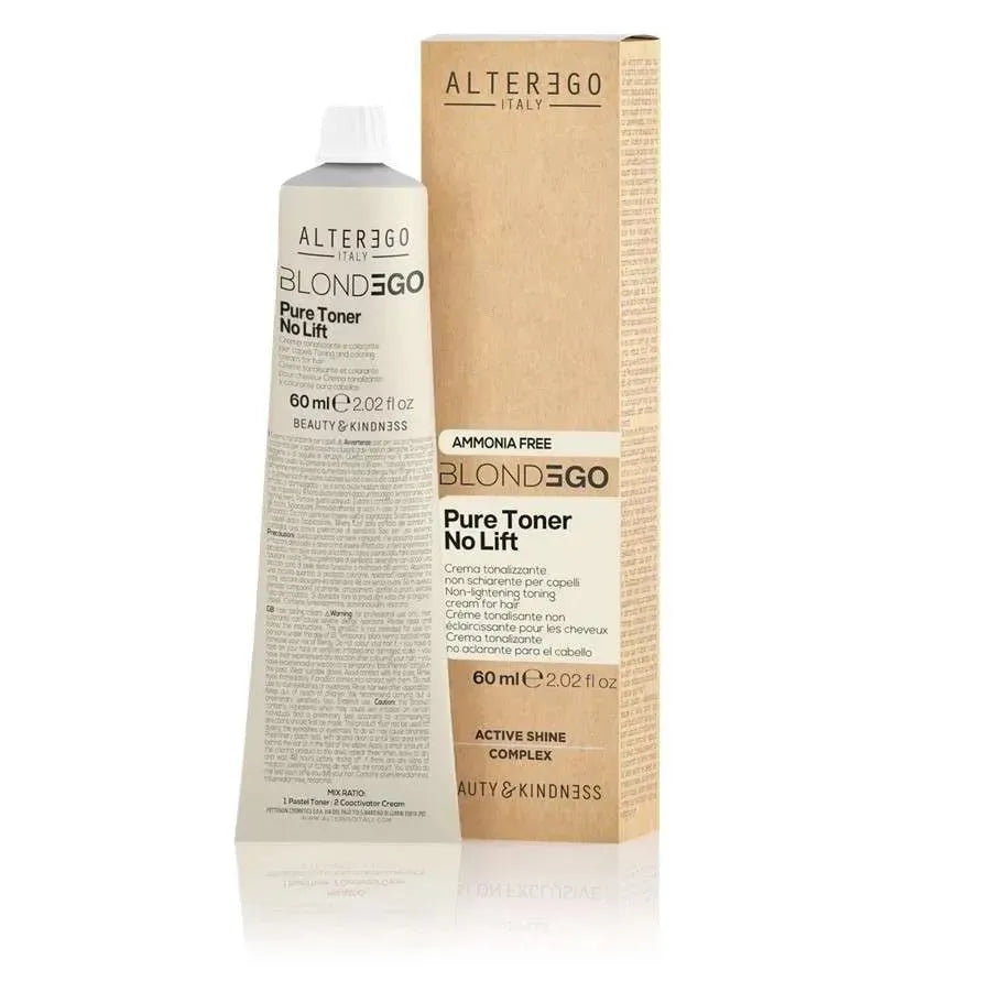 Vopsea De Par Semipermanentă Pentru Păr Decolorat AlterEgo Blondego Pure Toner No Lift 60ml - 60 ml / Ash