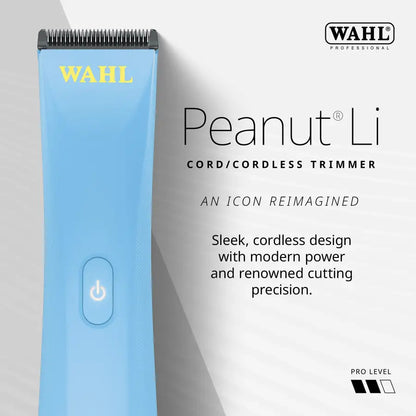 Wahl Peanut Li – Aparat de Contur Profesional Compact și Puternic cu Încărcare USB-C și Motor de 7.000 RPM - Aparatură