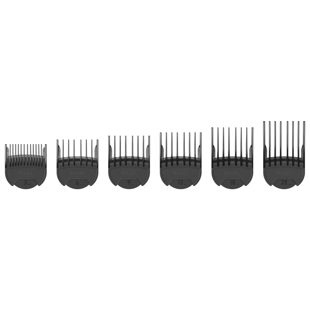 Wahl Set Profesional de Înălțătoare Slide-On – 6 Dimensiuni pentru Tunsori Precise și Versatile - Aparatură