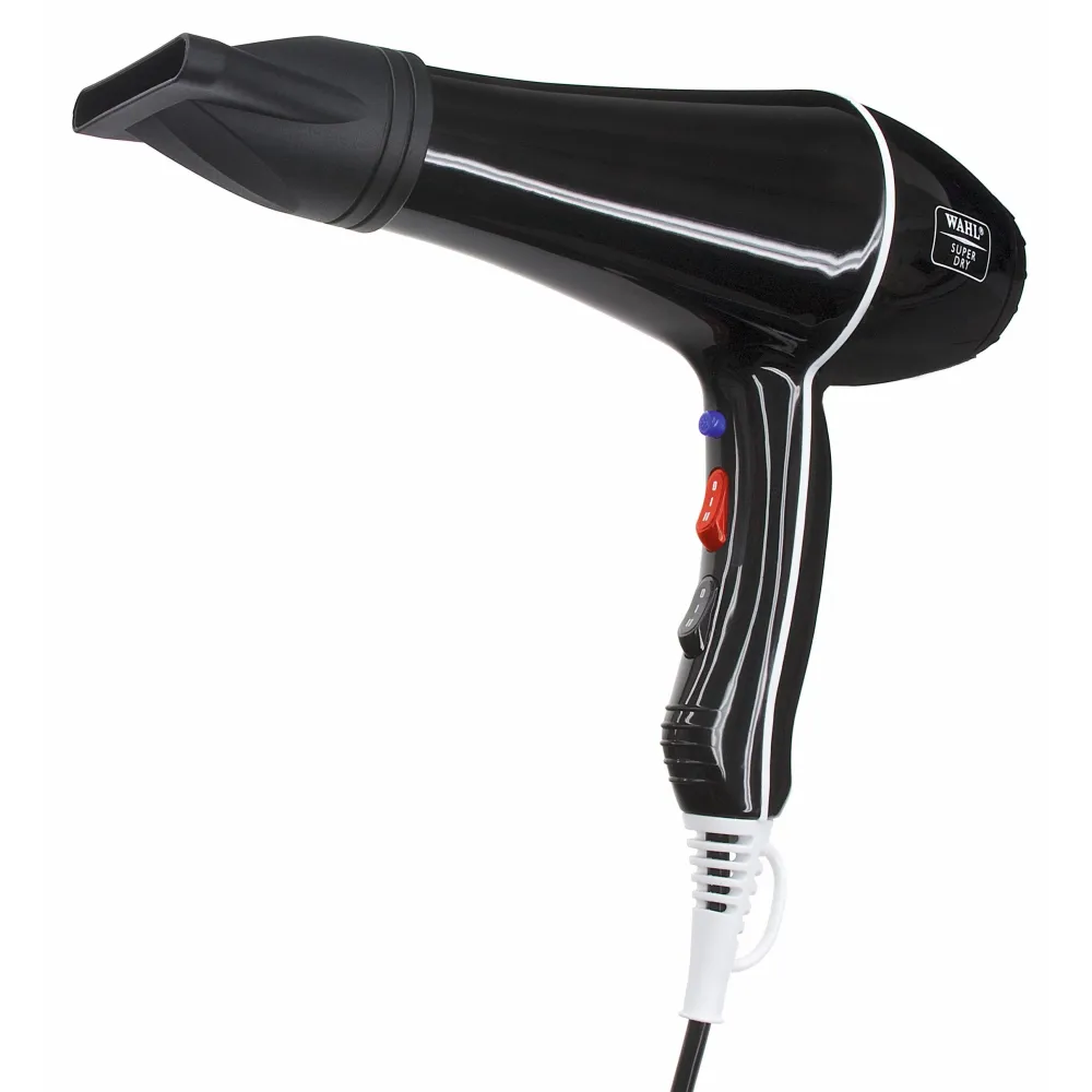 WAHL Super Dry – Uscător de Păr Profesional 2000W cu Tehnologie Turmalină și Motor AC Durabil - Aparatură
