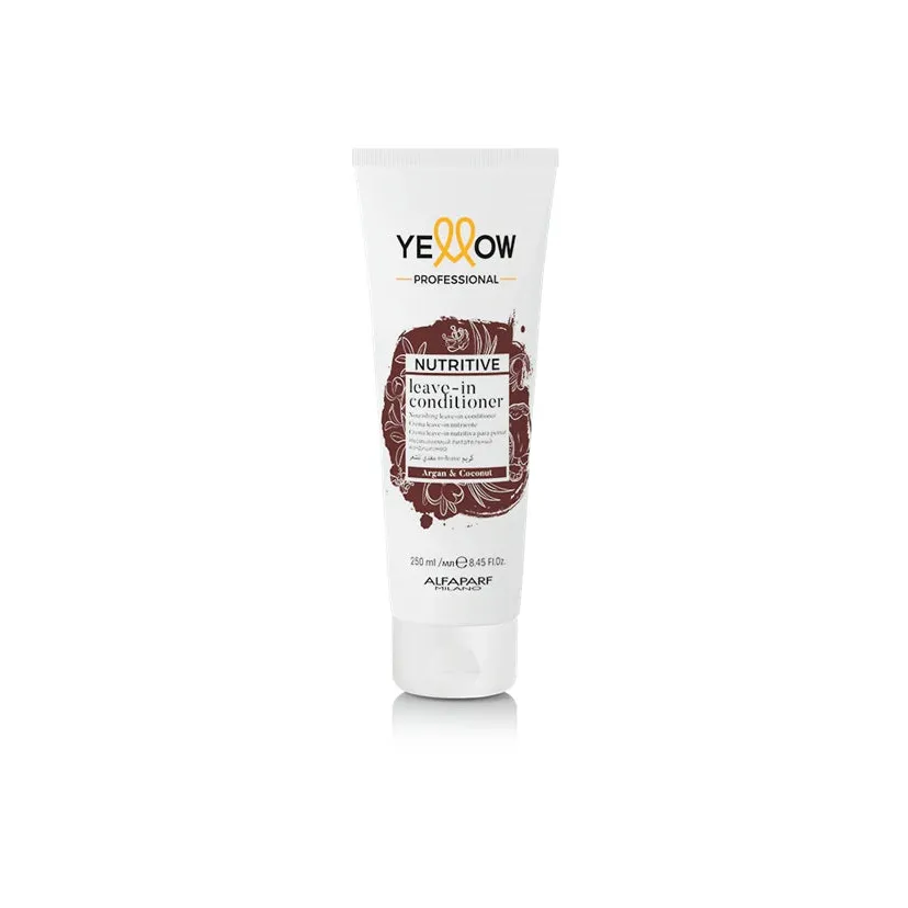 Yellow Nutritive Leave-In Conditioner 250ml – Cremă Leave-In Nutritivă pentru Păr Uscat Moale ca Mătasea și Protejat
