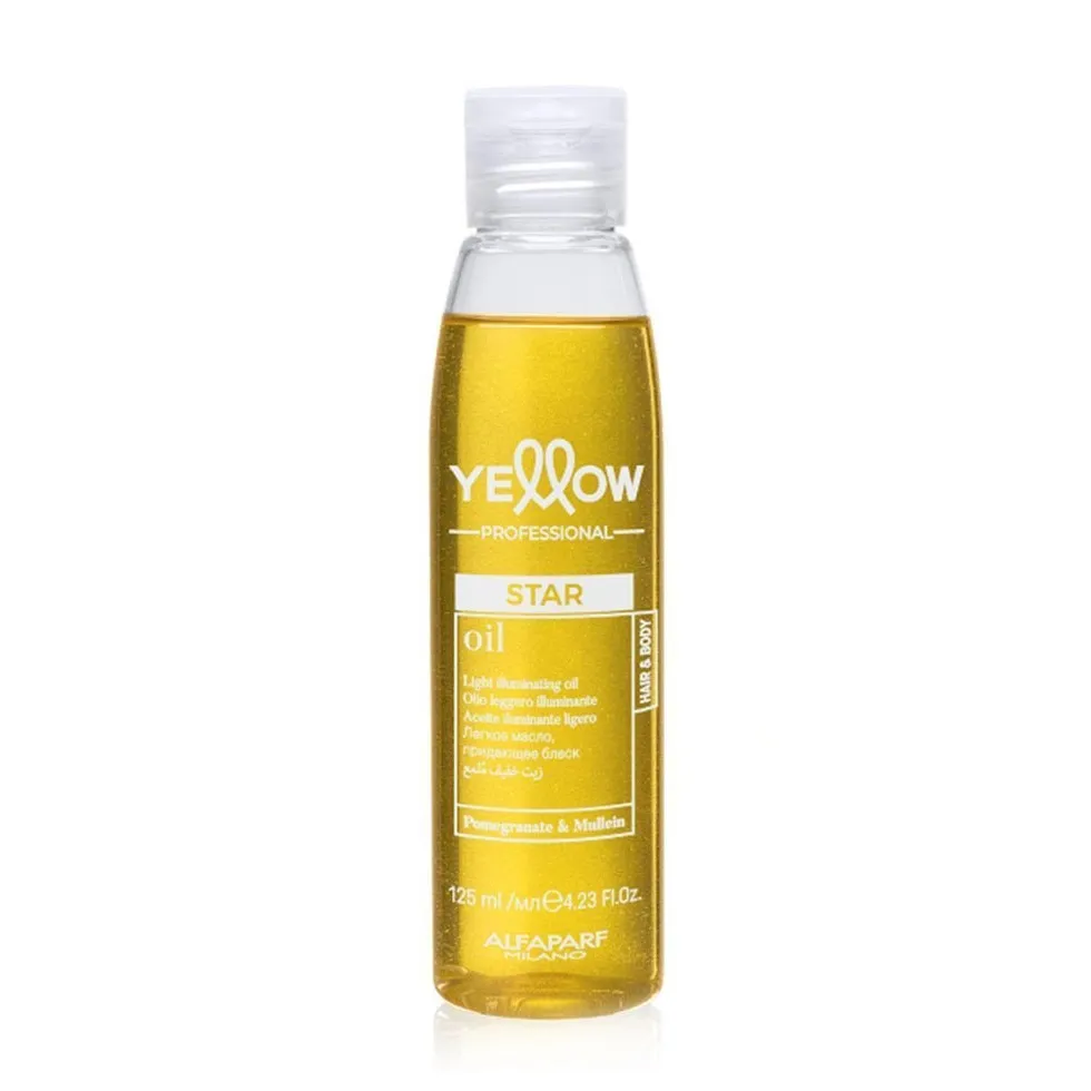 Yellow Nutritive Oil 125ml – Ulei Nutritiv pentru Hidratare Intensă Strălucire și Control Anti-Frizz - Păr