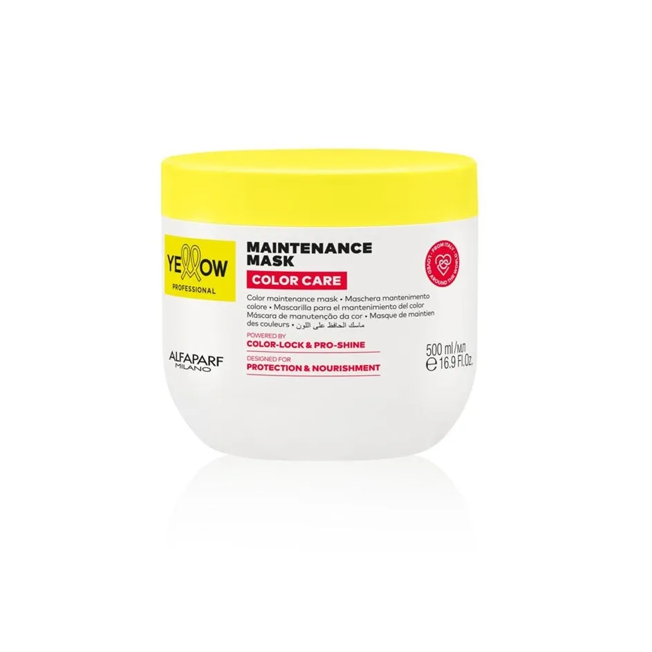 Yellow Professional Color Care – Mască Profesională pentru Păr Vopsit 500ml – Protecție Intensă a Culorii Hidratare și