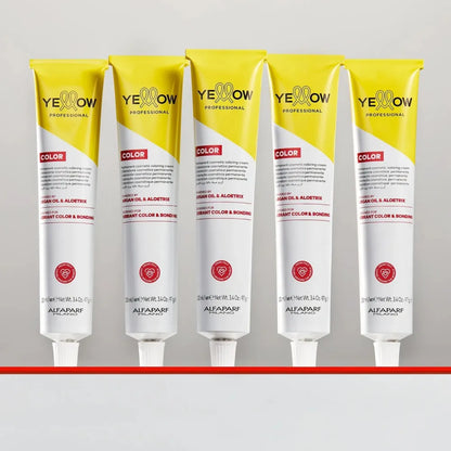 Yellow Professional Color Cream 100ml – Vopsea de Păr Permanentă cu Ulei de Argan pentru Culoare Vibrantă Protecție și