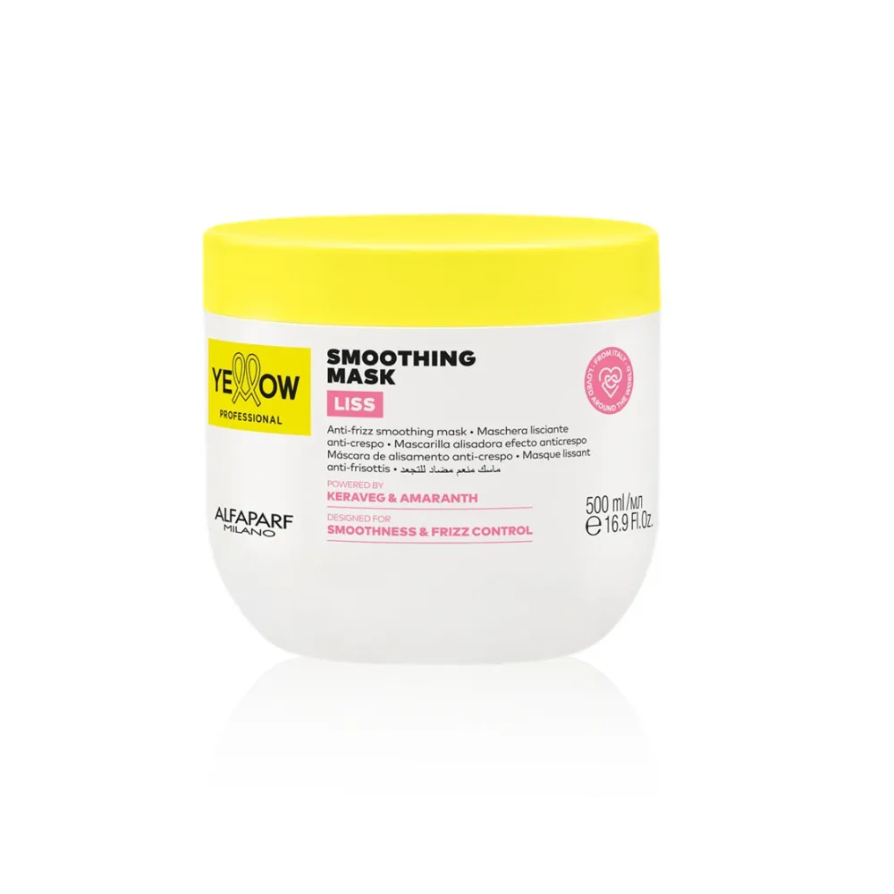 Yellow Professional Liss – Mască Profesională pentru Netezirea Părului Rebel - 500 ml - Păr