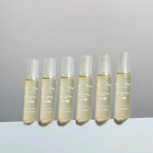 Yellow Ulei Protector 6x13ml – Ser Profesional cu Textură Gel pentru Protecția Scalpului și Firului de Păr în Timpul